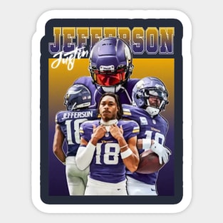 Justin Jefferson Sticker